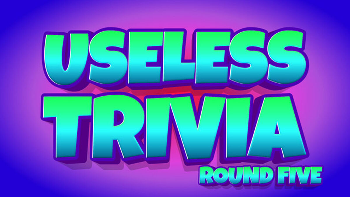 Useless Trivia Round Five image number null